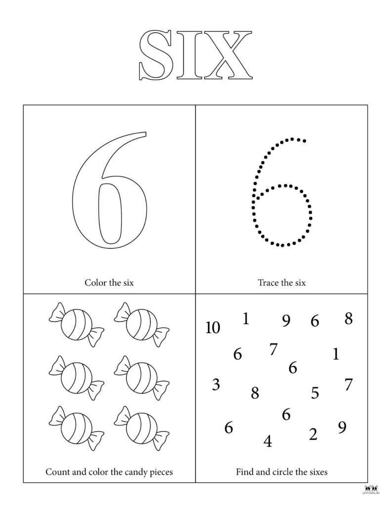 Number 6 Tracing Worksheets 15 FREE Pages Printabulls Number 6 Tracing Worksheets 15 FREE Pages Printabulls