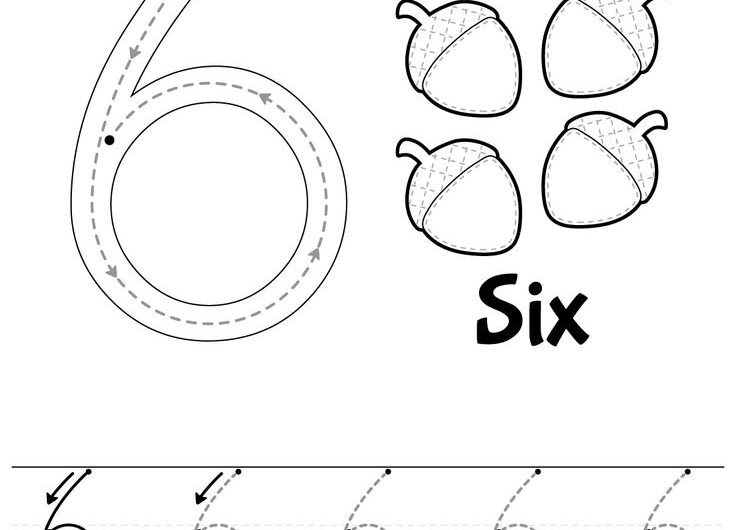 Tracing The Number 6