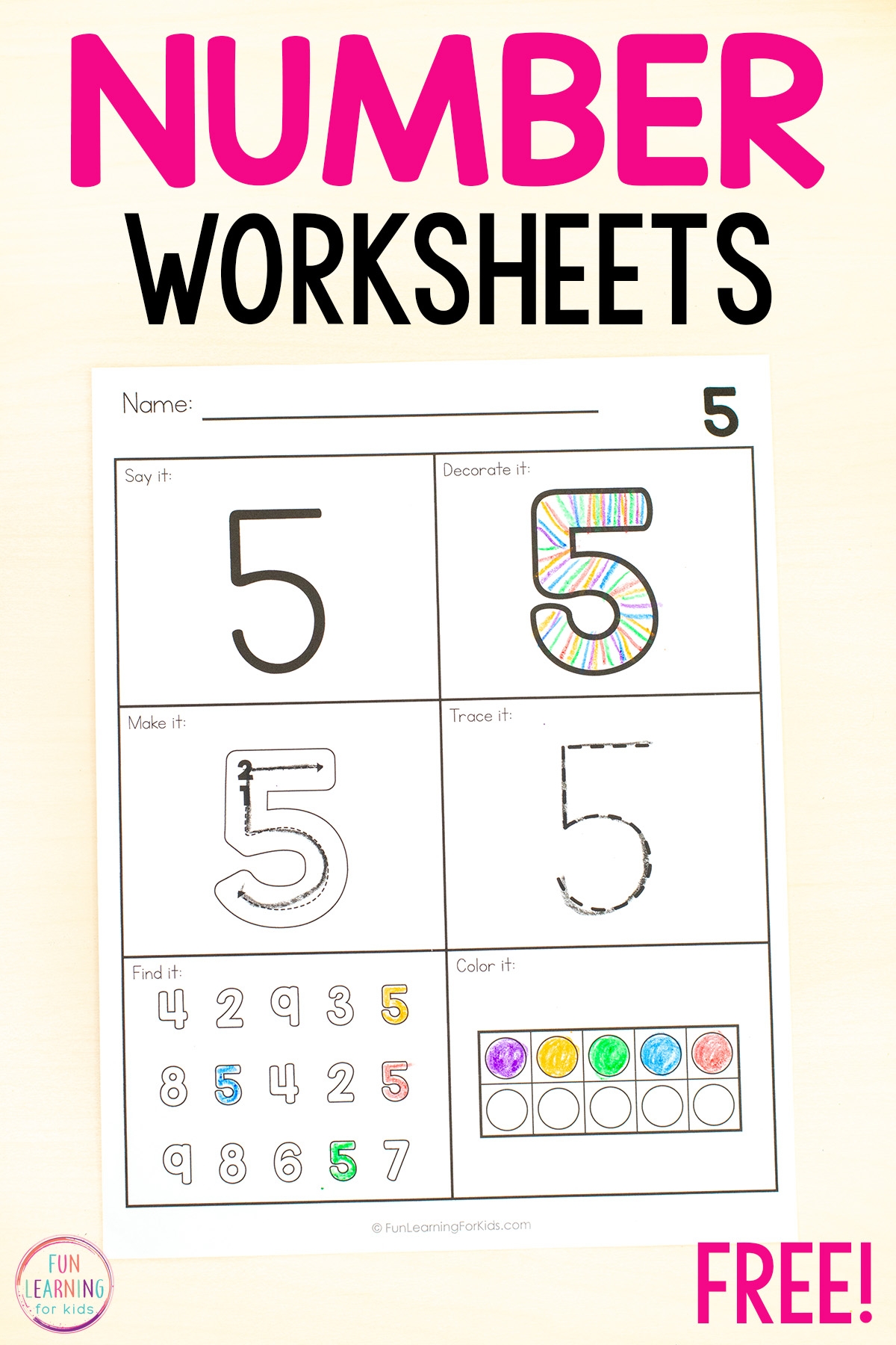 Number Sense Worksheets Number Activity Worksheets Number Sense Worksheets Number Activity Worksheets