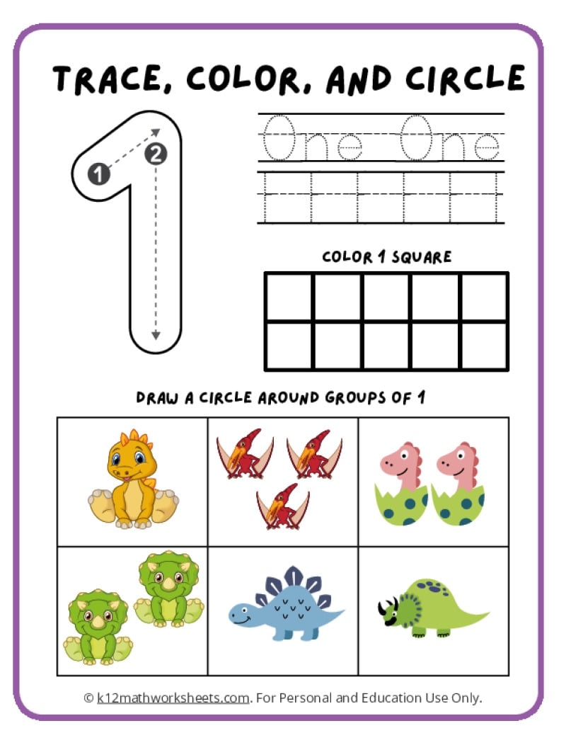free printable number 1 worksheets for preschool free printable number 1 worksheets for preschool
