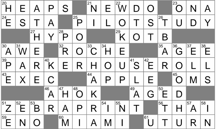 Crossword Clue Observes