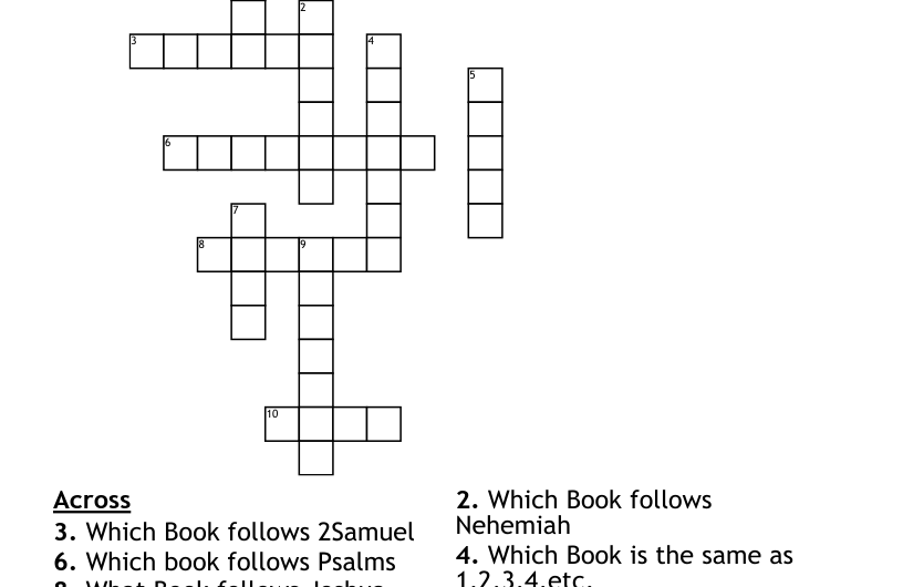 Old Testament Book Crossword Clue
