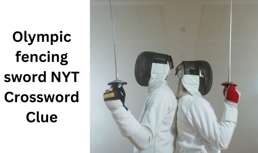 Fencing Sword Crossword Clue