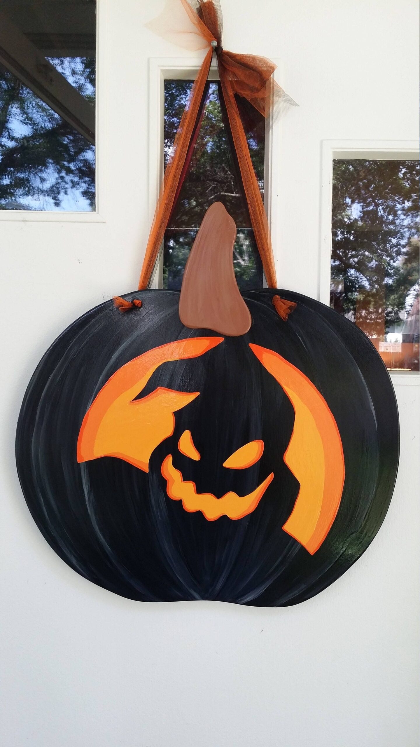 Oogie Boogie Black Pumpkin 3D Door Hang Etsy Oogie Boogie Black Pumpkin 3D Door Hang Etsy