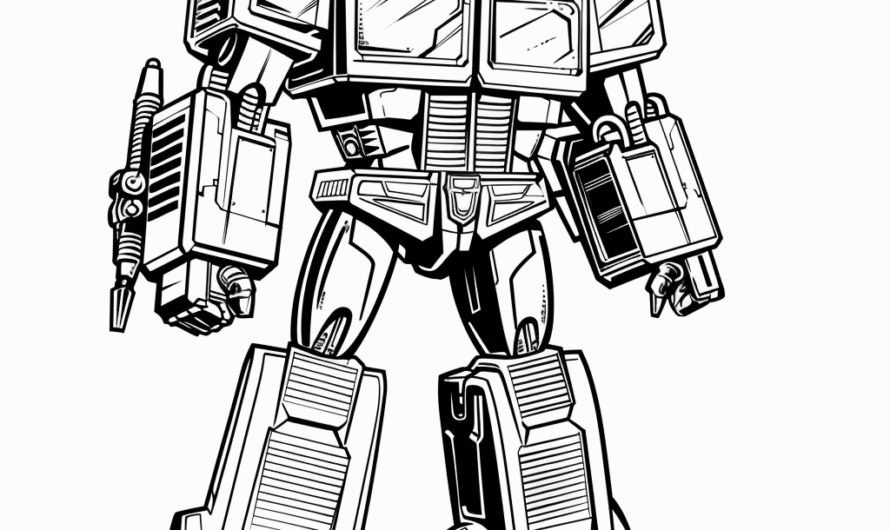 Optimus Prime Coloring Pages