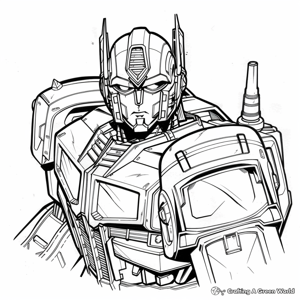 Optimus Prime Coloring Pages Free Printable Optimus Prime Coloring Pages Free Printable