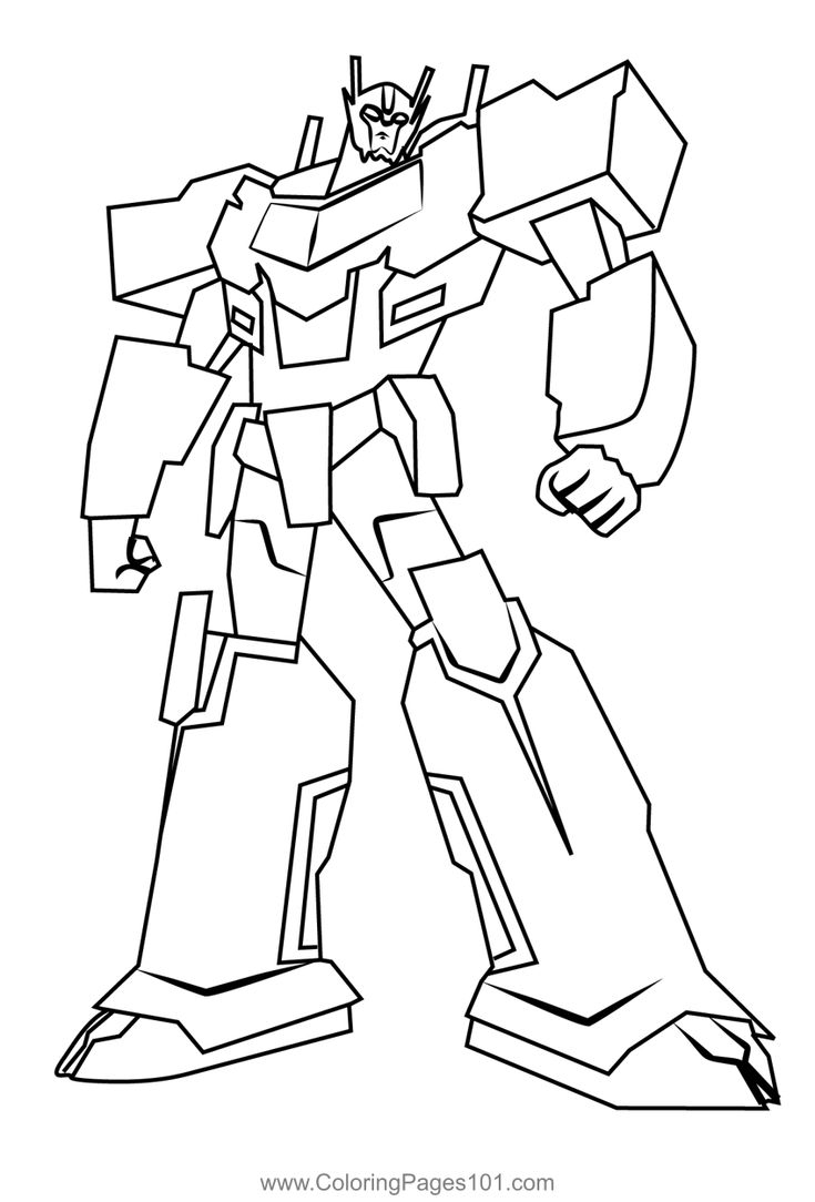 Optimus Prime From Transformers Coloring Page Optimus Prime From Transformers Coloring Page