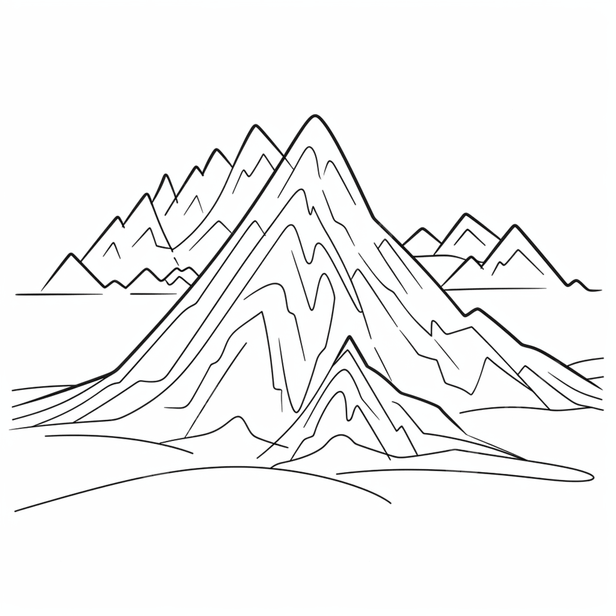 color mountain coloring pages color mountain coloring pages