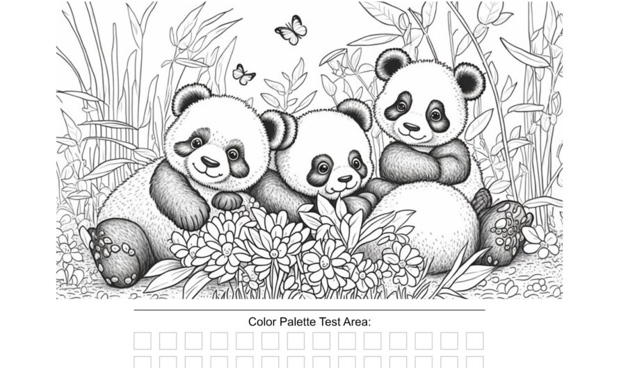 Panda Bear Coloring Pages