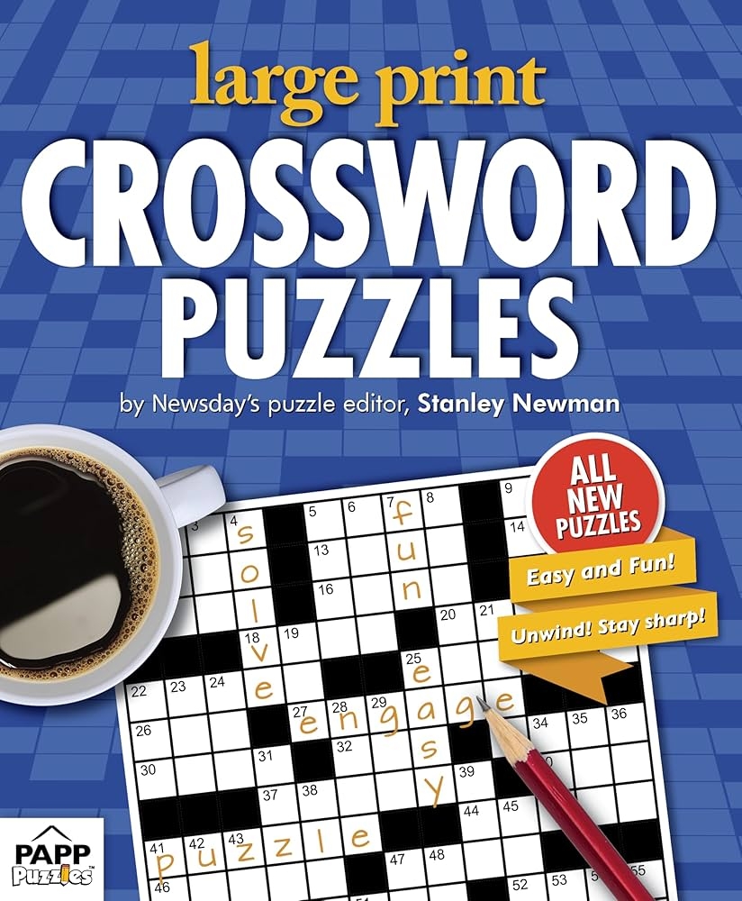 crossword puzzle book pages