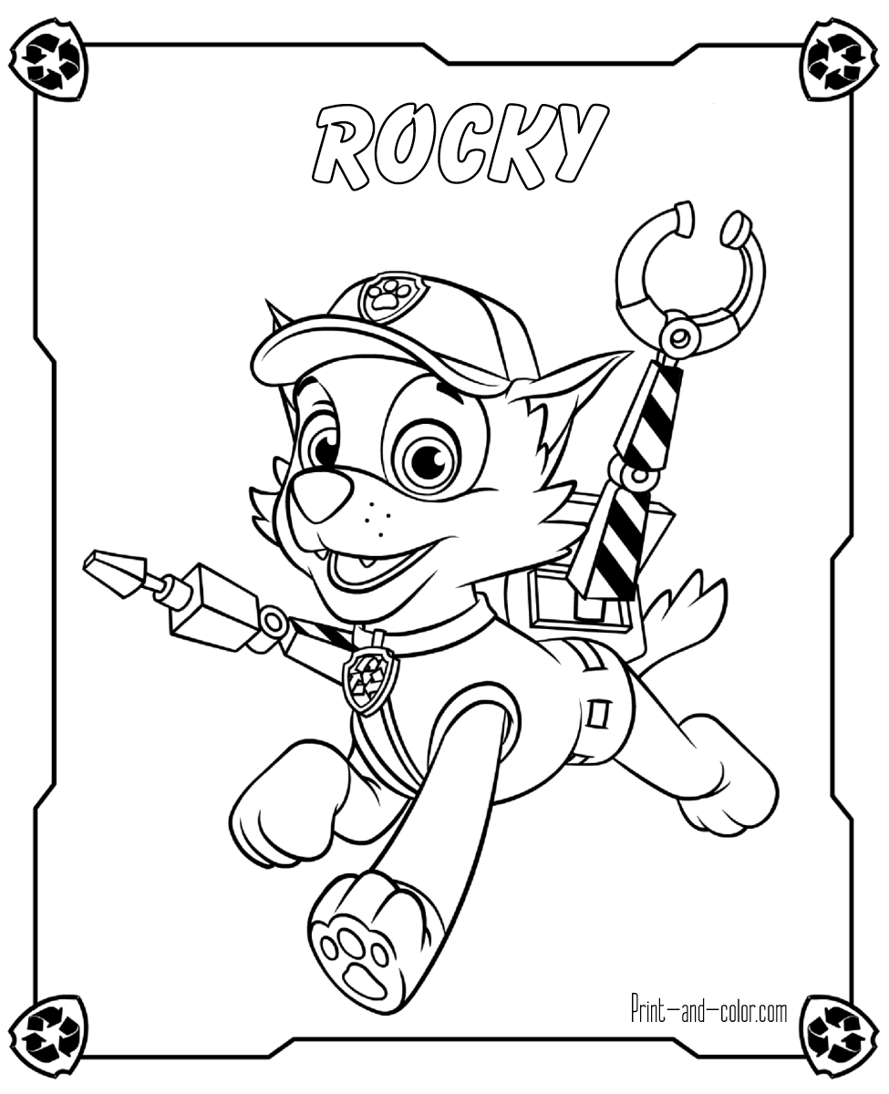 Paw Patrol Coloring Pages Print And Color Paw Patrol Coloring Pages Print And Color