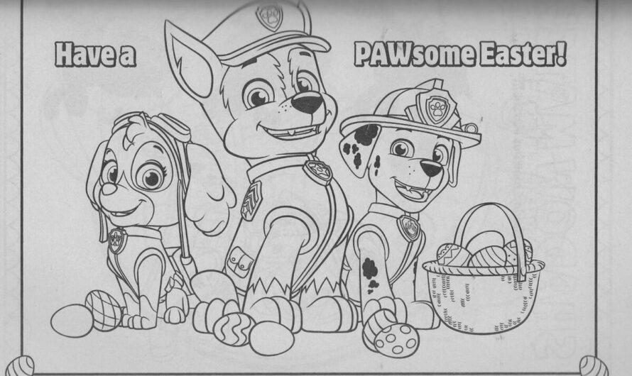 Paw Patrol Coloring Book Pages