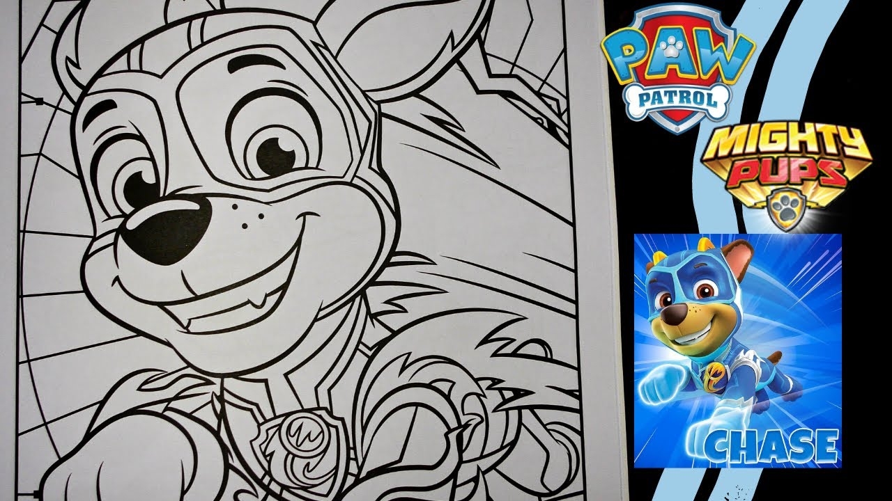chase paw patrol coloring pages chase paw patrol coloring pages