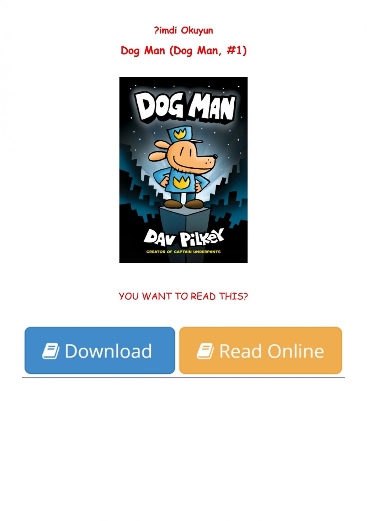 PDF Books Dog Man Dog Man 1 PDF Books Dog Man Dog Man 1