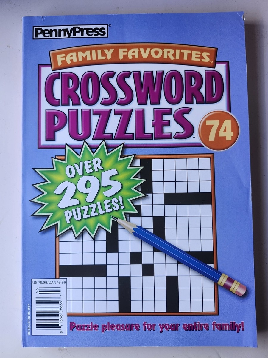 PennyPress Family Favorites Crossword Puzzles 74 EBay PennyPress Family Favorites Crossword Puzzles 74 EBay