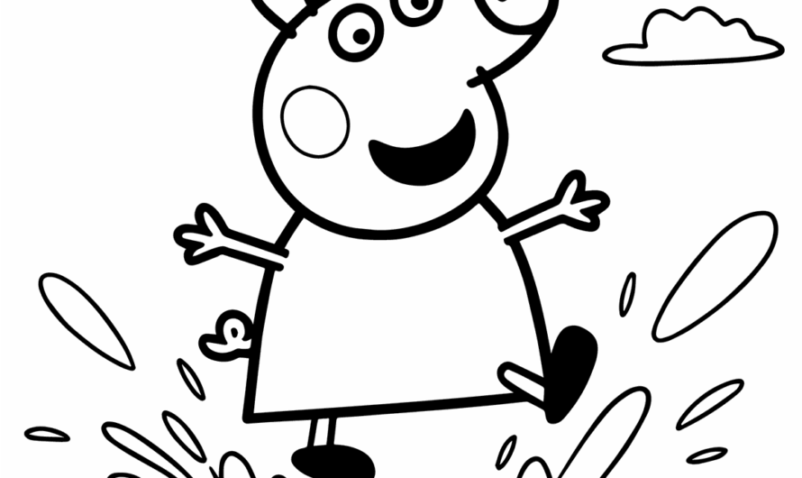 Peppa Pig Coloring Page