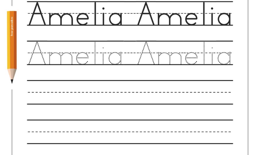 Free Traceable Name Worksheets
