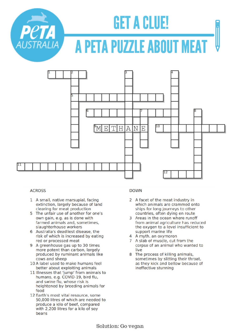 PETA Sends Meat Themed Crossword To Scott Morrison And Barnaby Joyce News PETA Australia PETA Sends Meat Themed Crossword To Scott Morrison And Barnaby Joyce News PETA Australia
