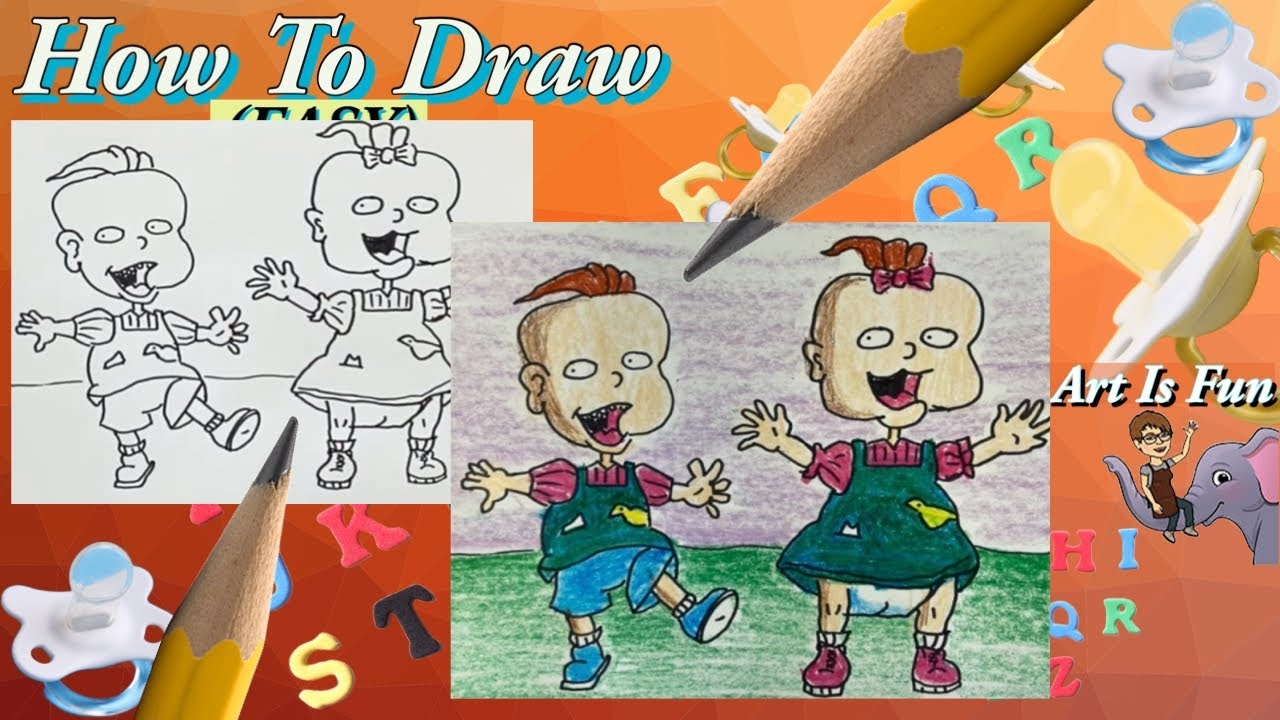Phil And Lil DeVille From The Rug Rats Drawing For Beginners Fun Drawing Tutorials YouTube Phil And Lil DeVille From The Rug Rats Drawing For Beginners Fun Drawing Tutorials YouTube