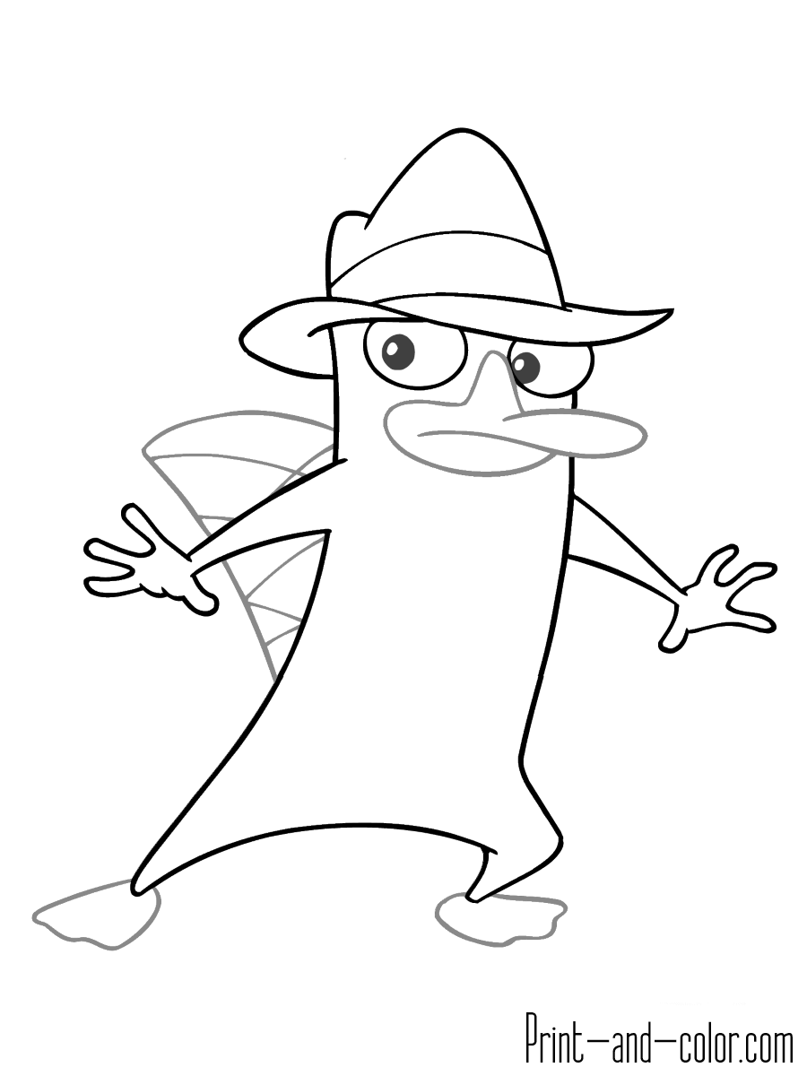 Phineas And Ferb Coloring Pages Print And Color Phineas And Ferb Coloring Pages Print And Color