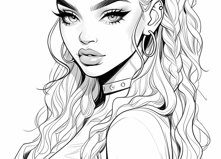 People Coloring Book Pages