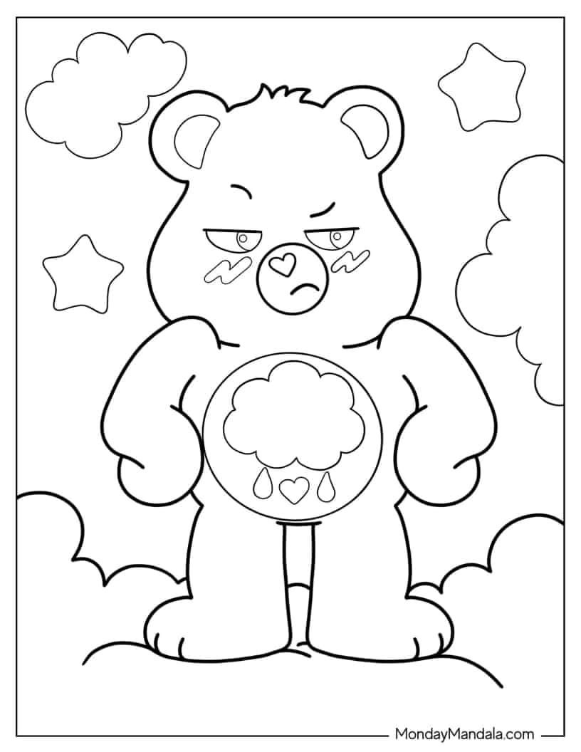Pin By Lenie On Coloring Pages Bear Coloring Pages Cartoon Coloring Pages My Little Pony Coloring