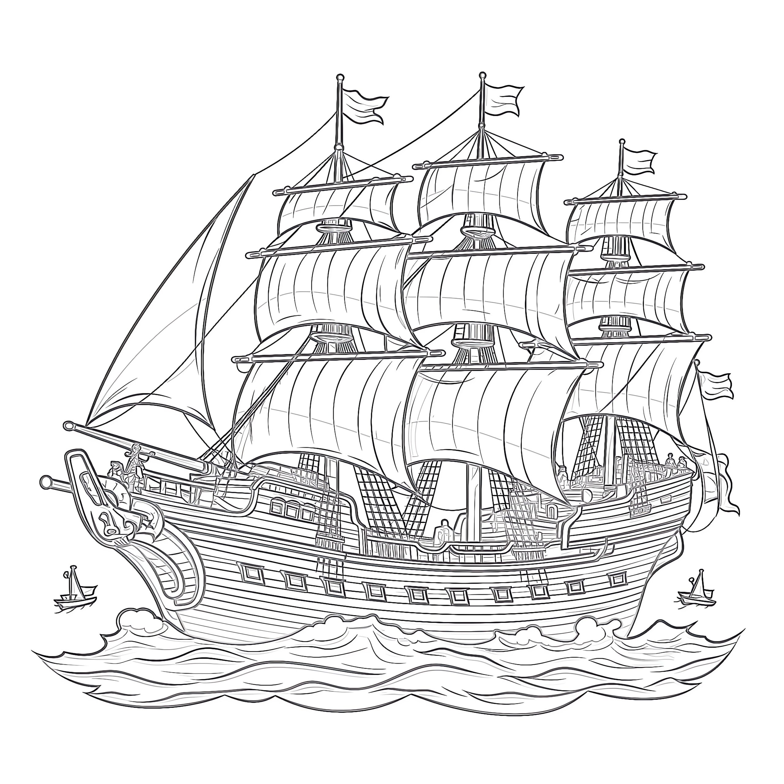 pirate ship coloring pages pirate ship coloring pages