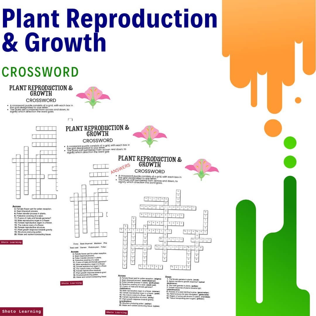 Plants Reproduction Growth Fun Word Scramble Activity Plants Reproduction Growth Fun Word Scramble Activity