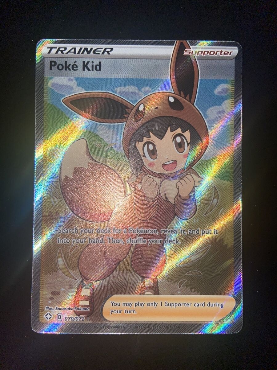 Poke Kid 070 072 Trainer Full Art Shining Fates Holo Rare Pokemon Card Near Mint EBay