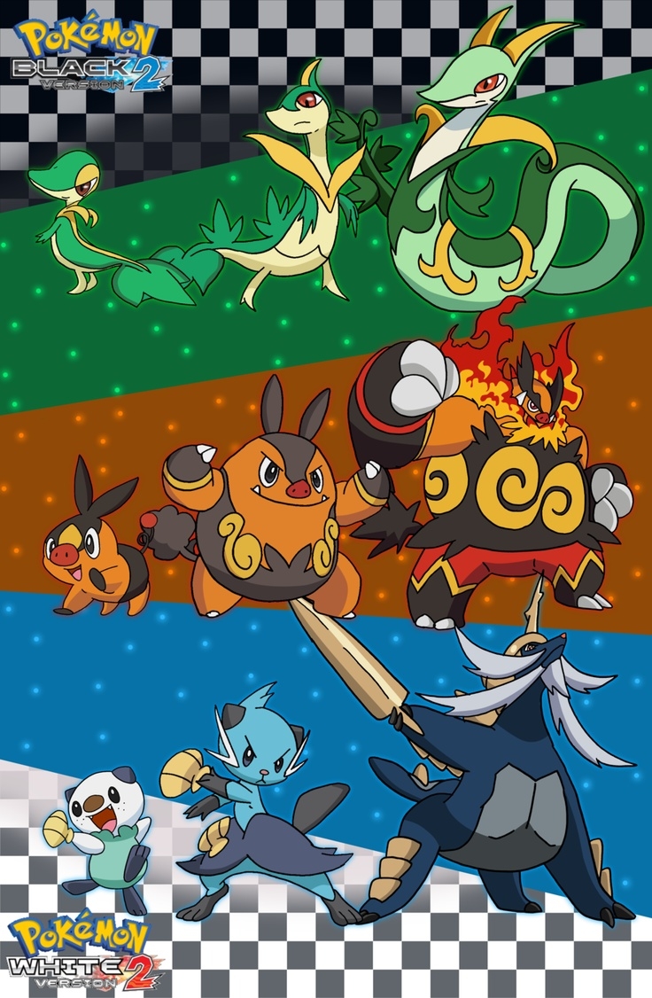 Pokemon B W 2 Starter Pokemon Families By Tails19950 On DeviantArt Pokemon B W 2 Starter Pokemon Families By Tails19950 On DeviantArt