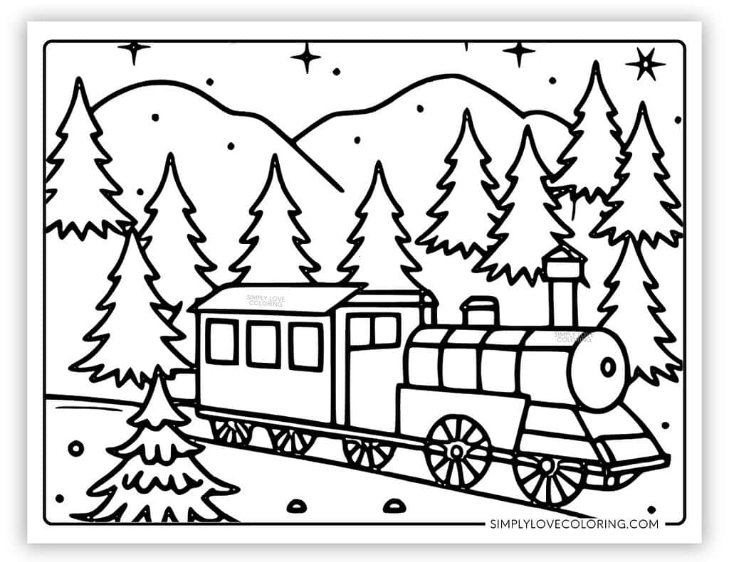 Polar Express Coloring Pages Free PDF Printables Simply Love Coloring Polar Express Coloring Pages Free PDF Printables Simply Love Coloring