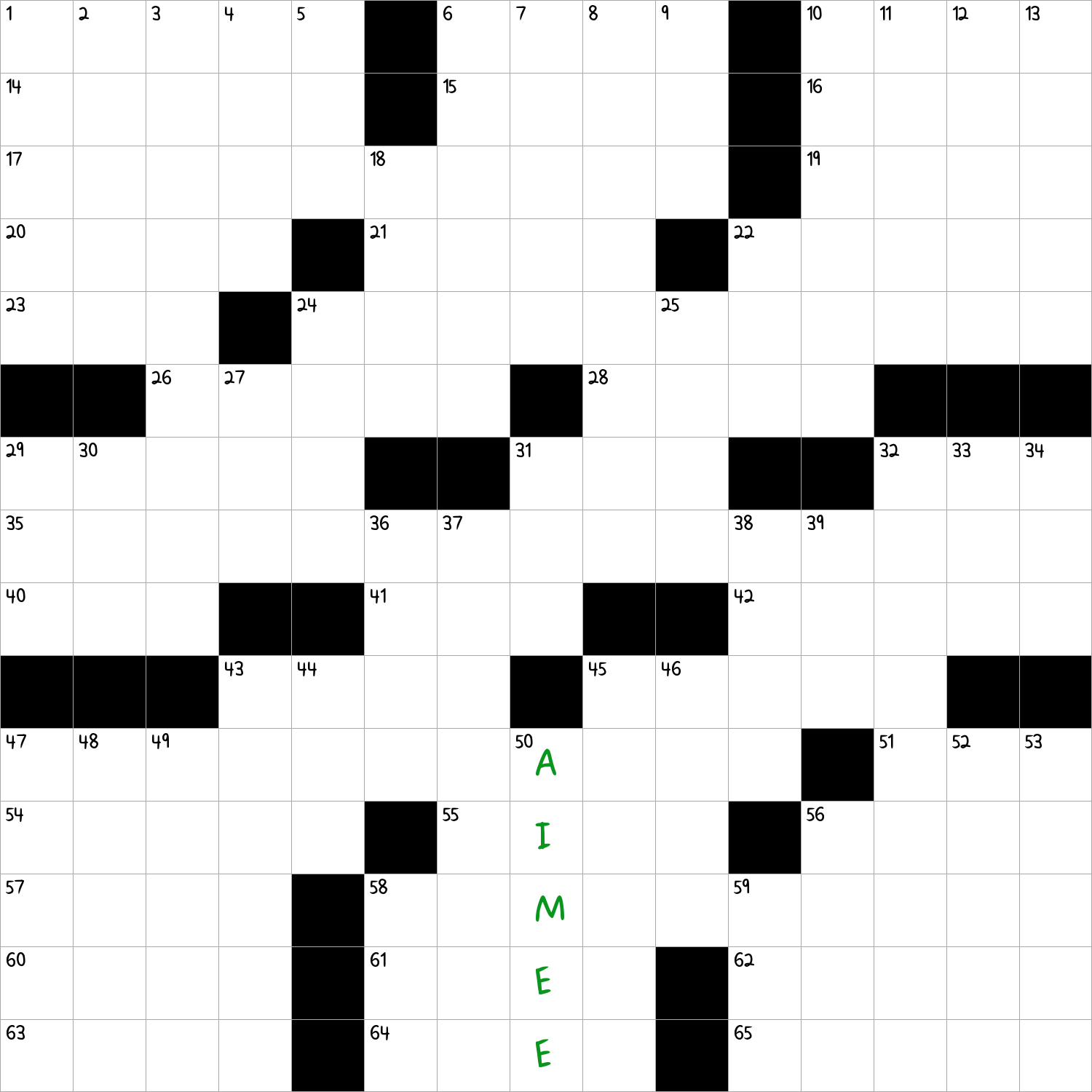 Pop Singer Mann NYT Crossword Clue October 21 2024