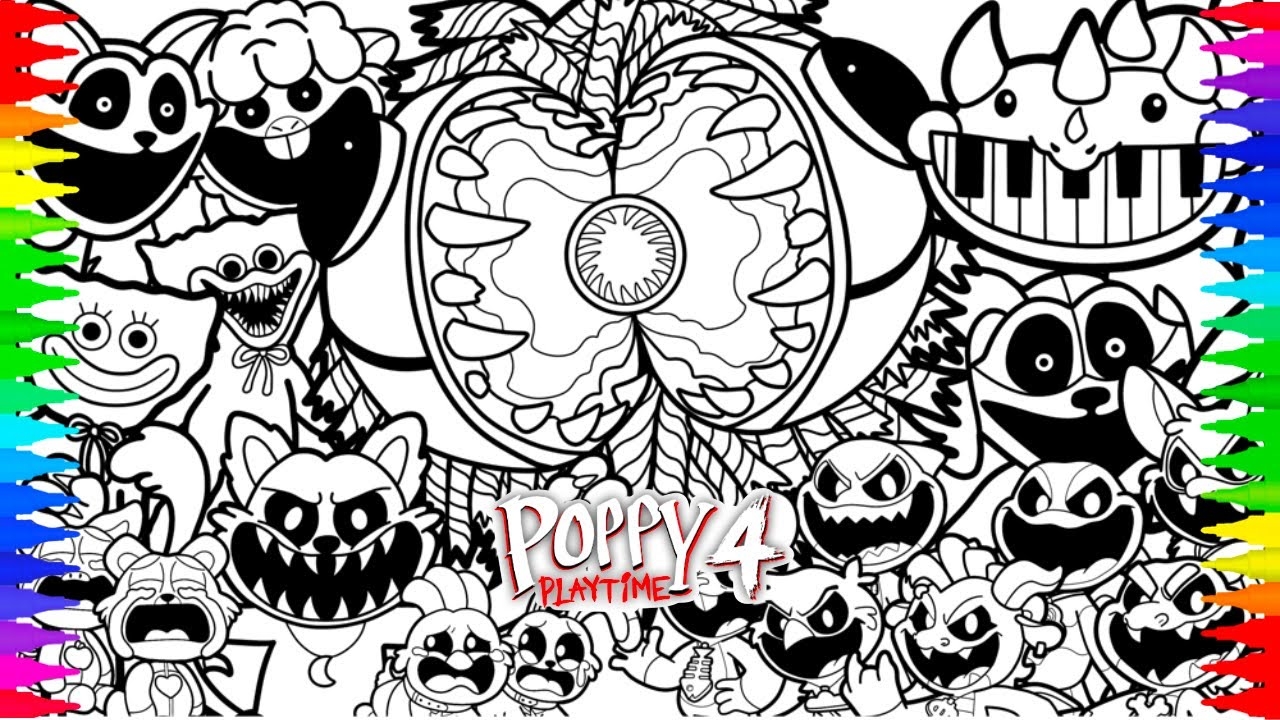 Poppy Playtime Chapter 4 Coloring Pages YARNABY Pianosaurus NIGHTMARE CRITTERS NCS Music YouTube Poppy Playtime Chapter 4 Coloring Pages YARNABY Pianosaurus NIGHTMARE CRITTERS NCS Music YouTube