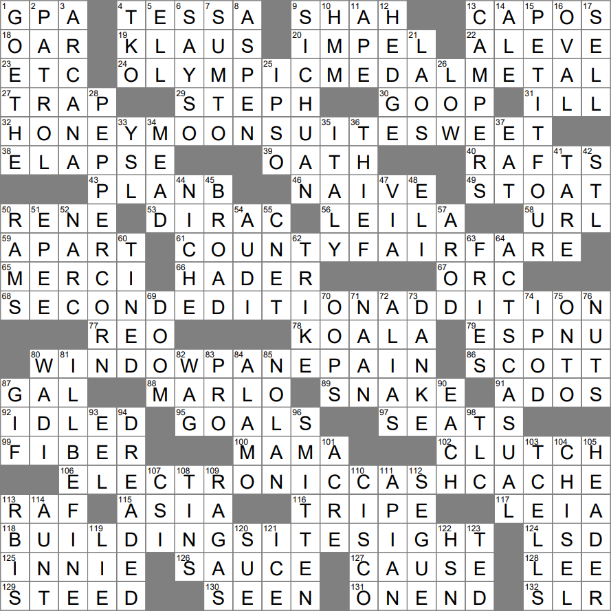 Poppycock Crossword Clue Archives LAXCrossword