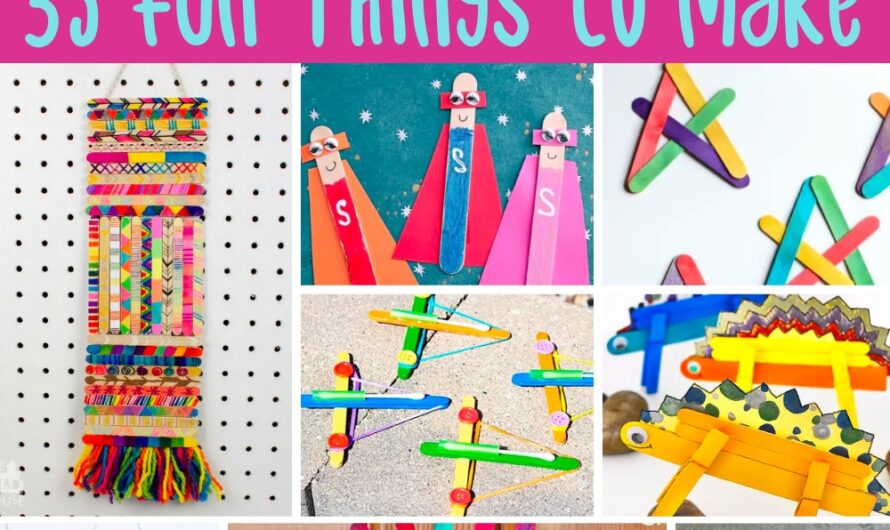 Crafts Using Popsicle Sticks