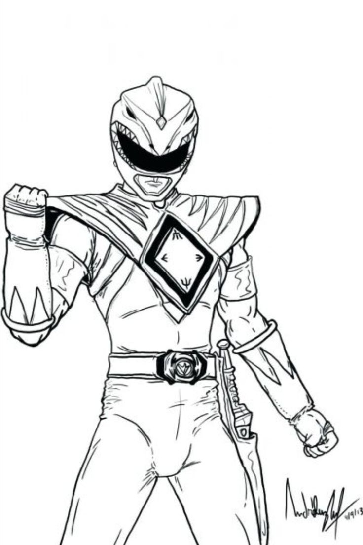 Power Rangers Coloring Pages Power Rangers Coloring Pages