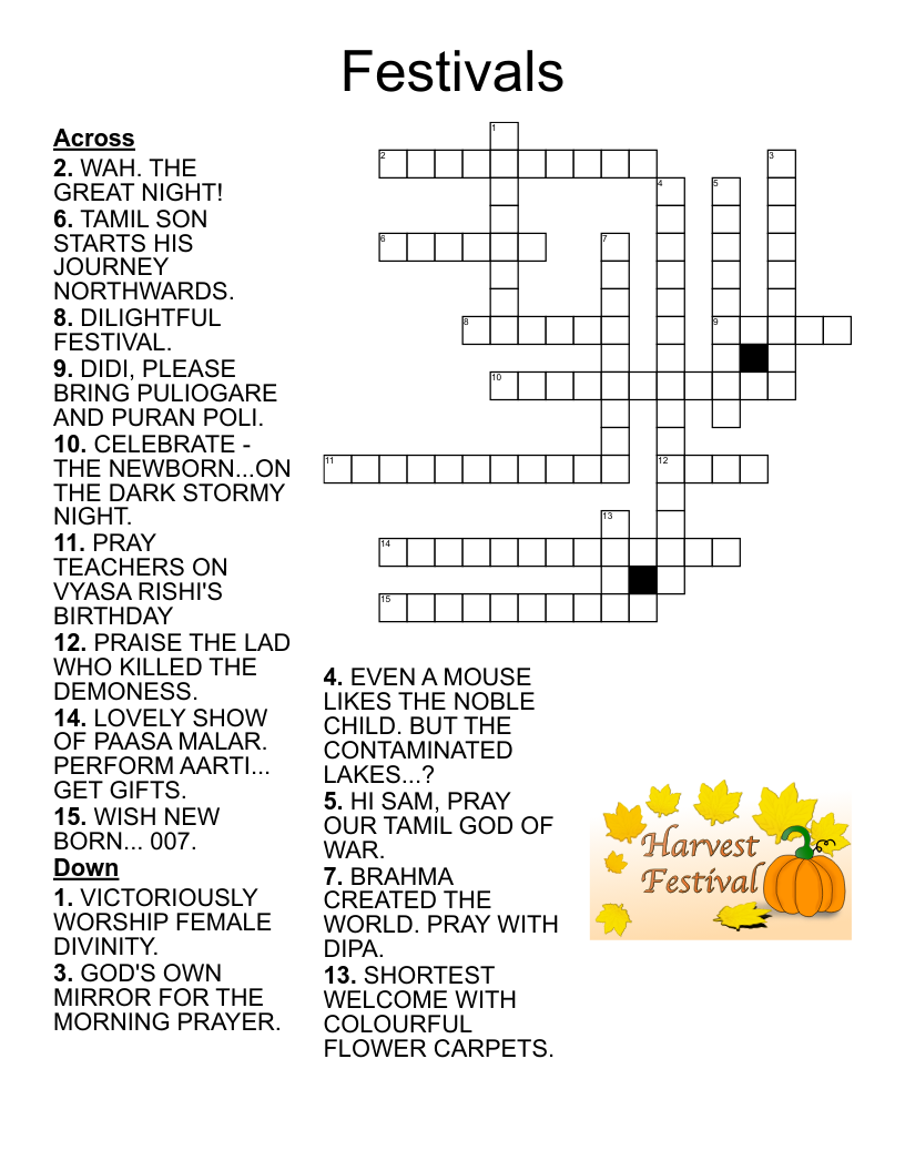 Praise And Worship Crossword WordMint