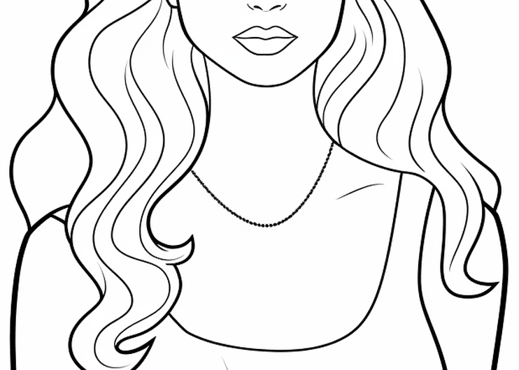 Colouring Pages For Barbie