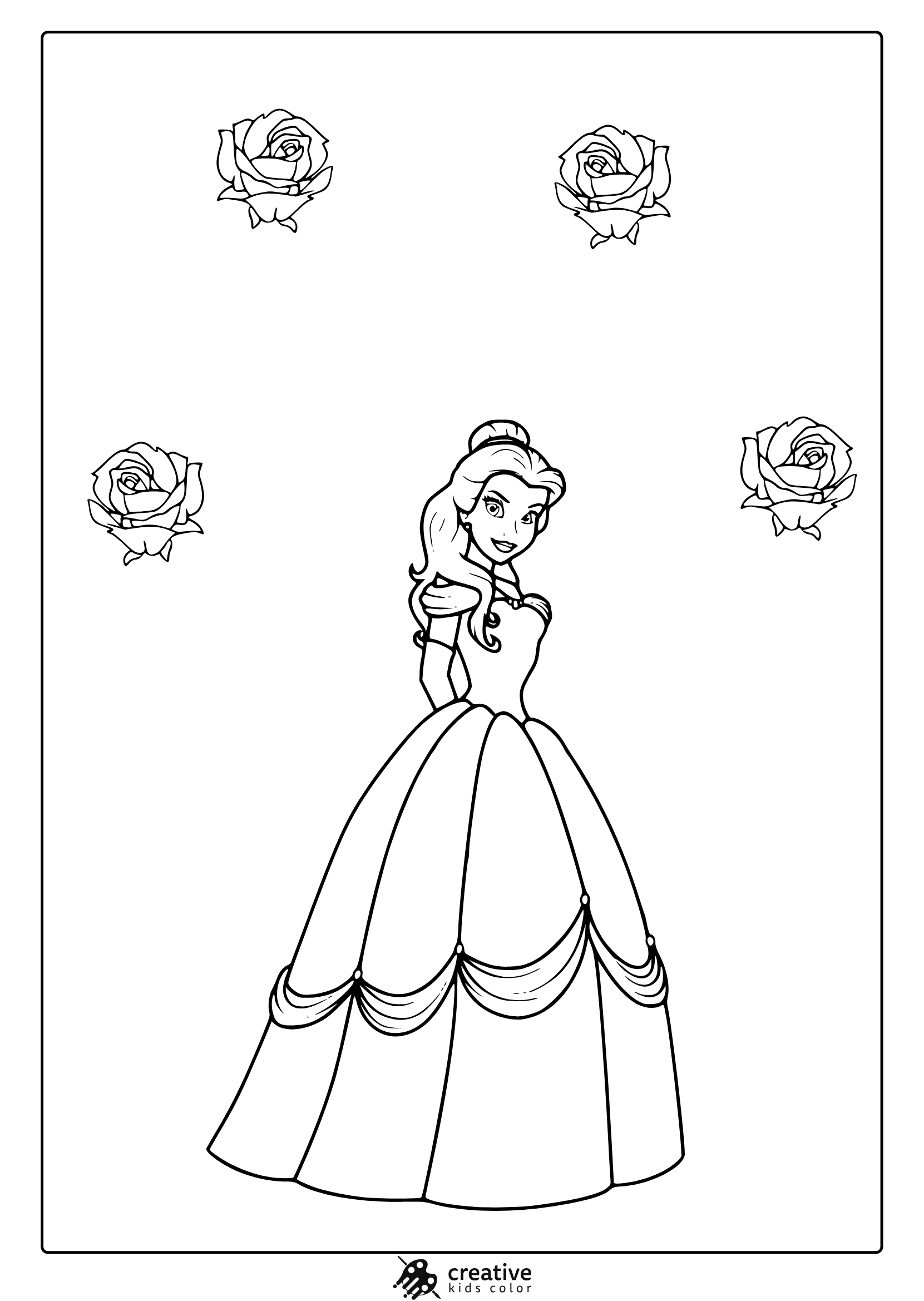 belle colouring in pages belle colouring in pages