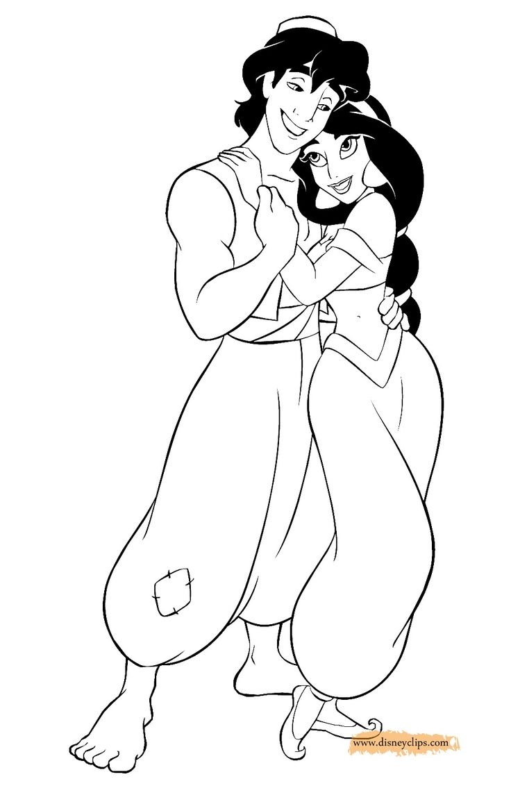 Princess Jasmine Coloring Page Pdf BubaKids
