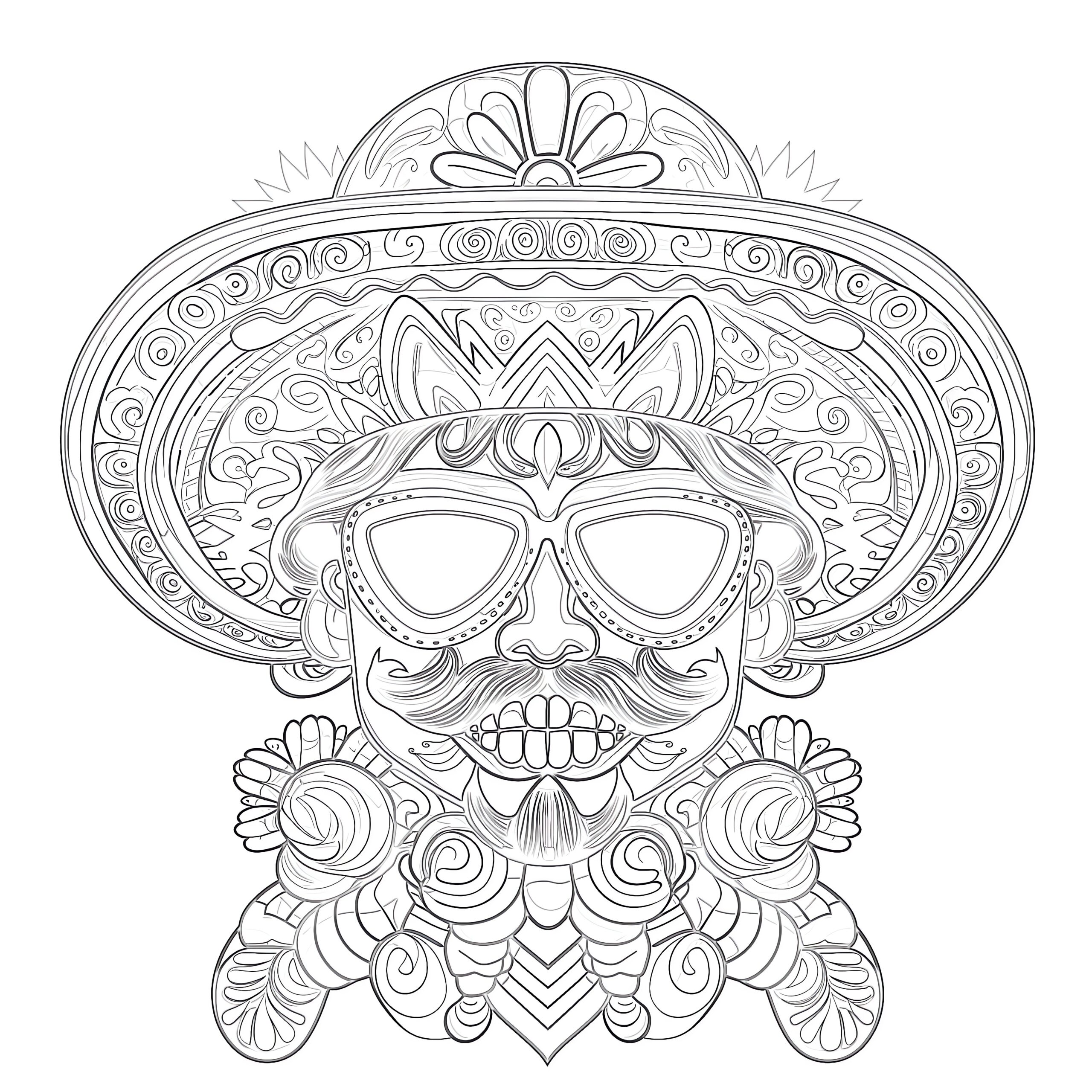 cinco de mayo coloring pages cinco de mayo coloring pages
