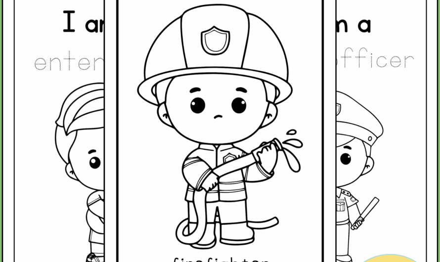 Community Helpers Coloring Pages