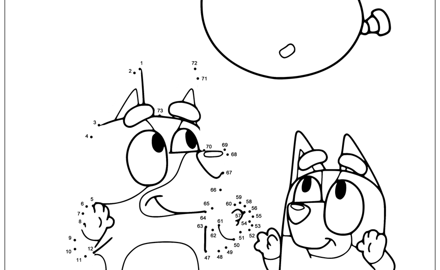 Join The Dots Coloring Pages