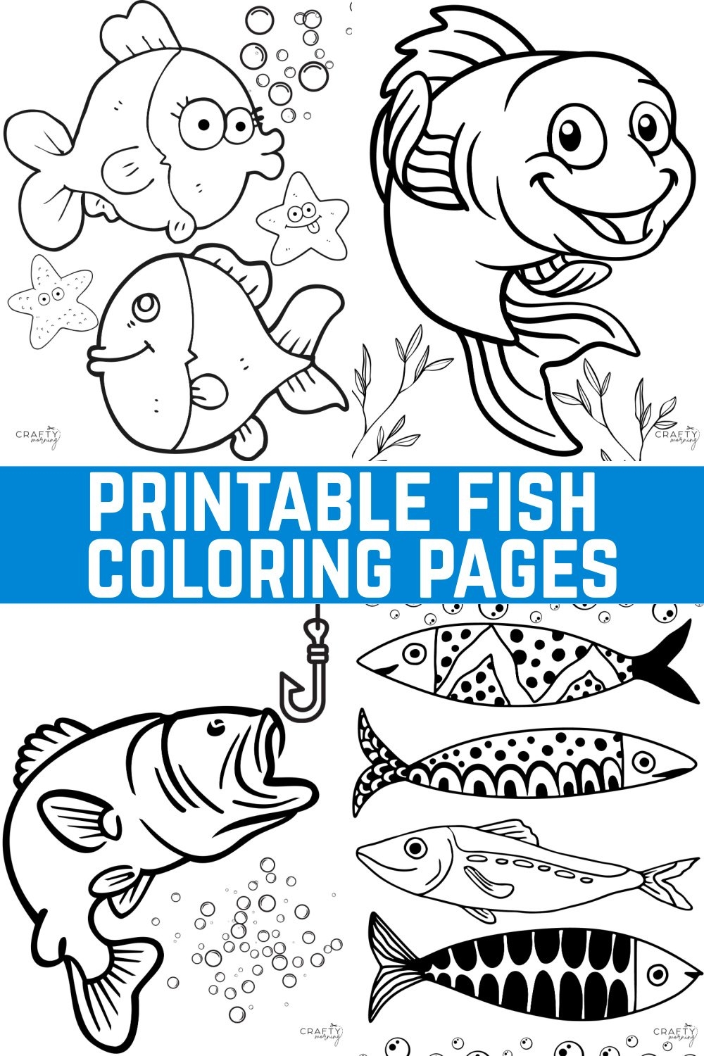 Printable Fish Coloring Pages Crafty Morning Printable Fish Coloring Pages Crafty Morning