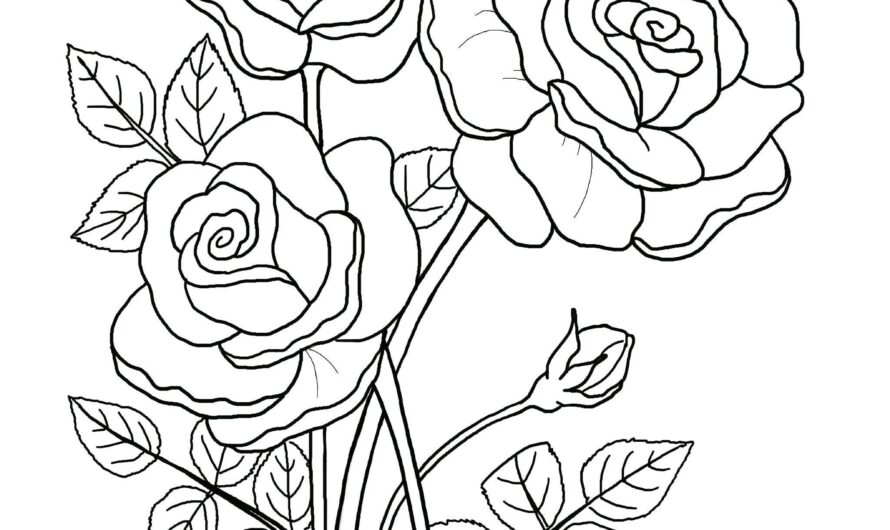 Flower Coloring Sheets To Print