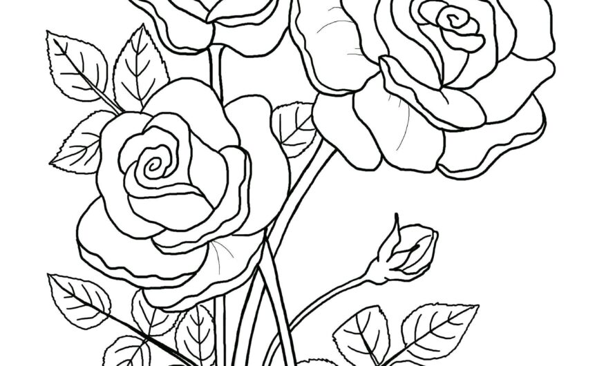 Flower Printable Colouring Pages