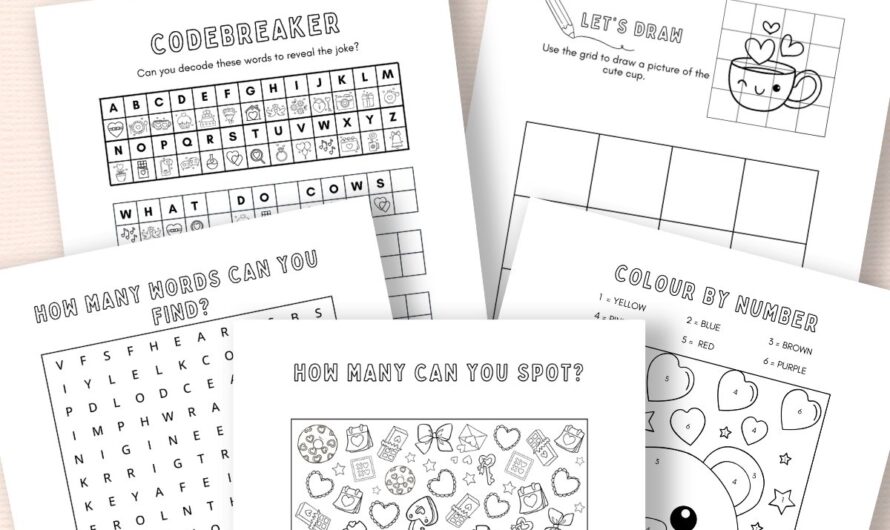 Printable Valentines Day Activities