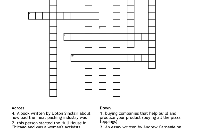 Chicago Trains Crossword