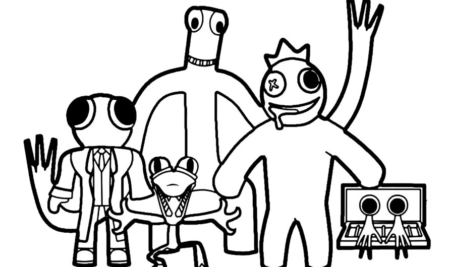 Rainbow Friends Coloring Pages