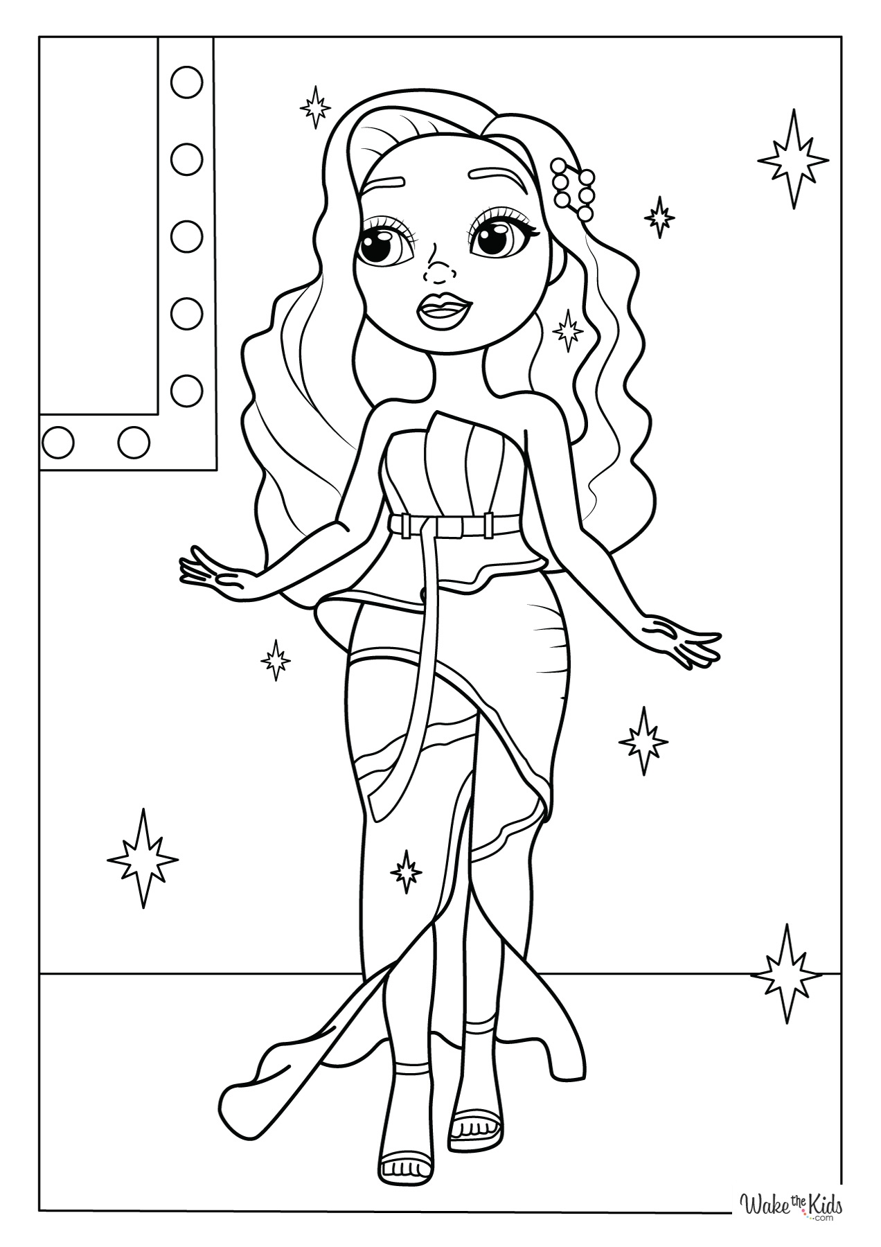rainbow high coloring pages rainbow high coloring pages